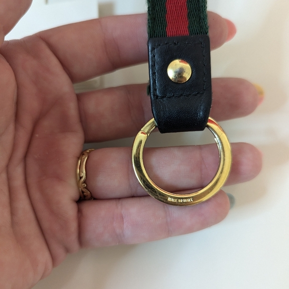 Gucci Sherry Lined Pearl GG keychain - Picture 10 of 16